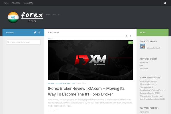 Hueman theme site design template sample