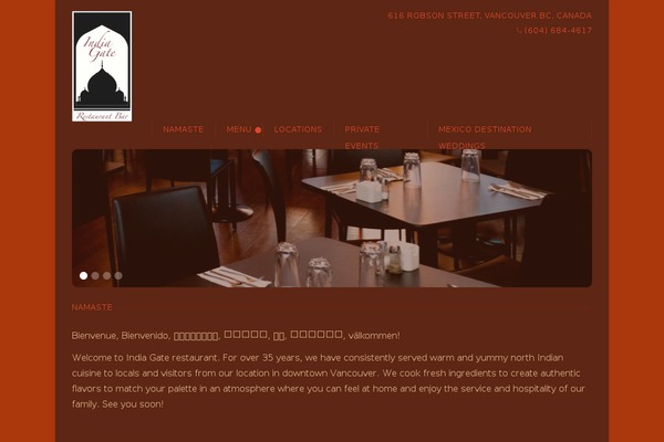 indiagatefood.com site used Baseforce