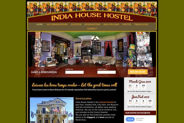 indiahousehostel.com site used Indiahouse