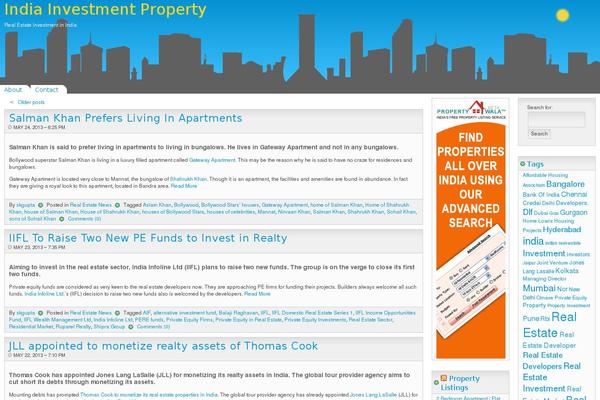 indiainvestmentproperty.com site used Diurnal