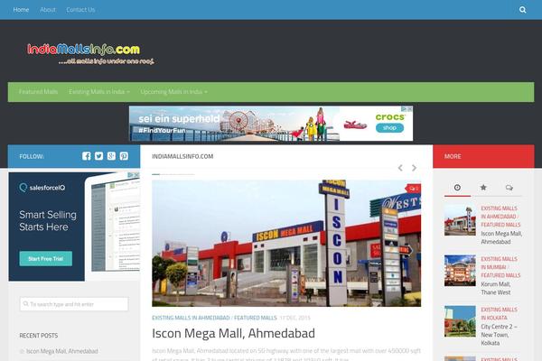 Hueman theme site design template sample