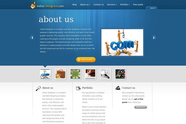 TheCorporation theme site design template sample