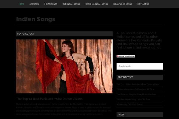 Magazine Pro theme site design template sample