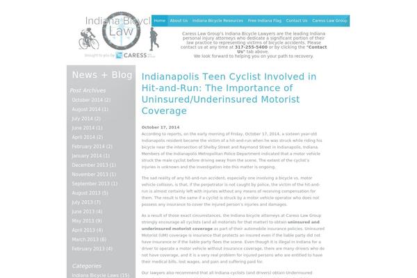 indianabicyclelaw.com site used Caresslawgroup