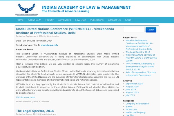 indianacademylaw.com site used Bssisearchmarketing