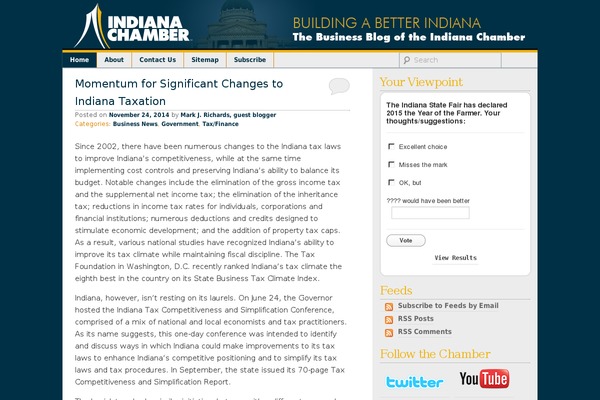 Site using Category-specific-rss-feed-menu plugin