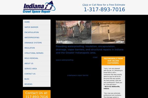 indianacrawlspacerepair.com site used Indianacrawlspacerepair
