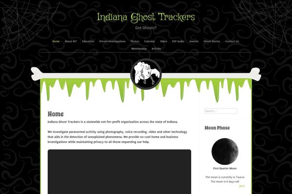 Monster theme site design template sample