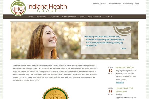 indianahealthgroup.com site used Indianahealthgroup