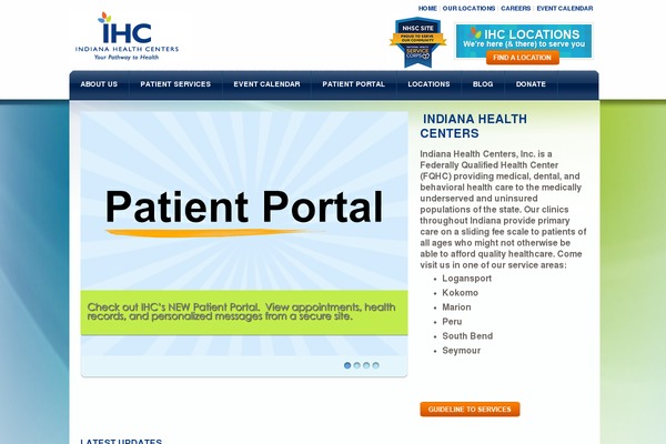 indianahealthonline.org site used Nextfly