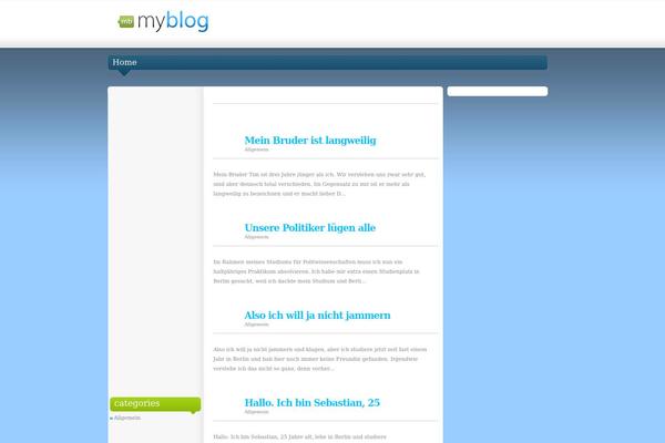 WordPress website example screenshot