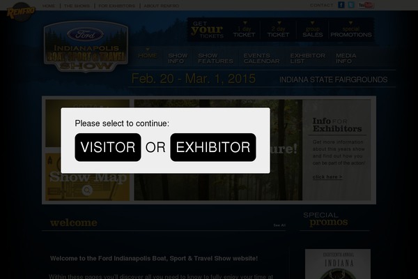 indianapolisboatsportandtravelshow.com site used Renfro-boating_events