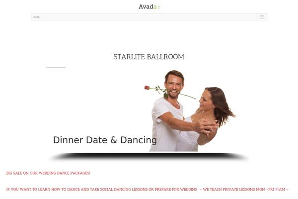 Avada theme site design template sample