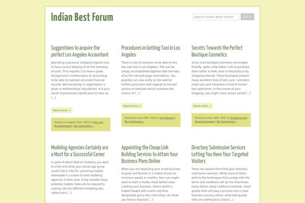 indianbestforum.com site used Greenleaf