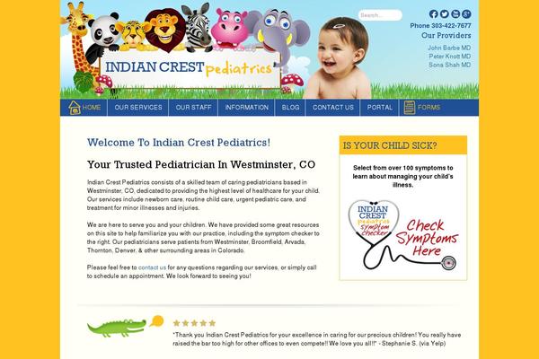 indiancrestpeds.com site used Indiancrest