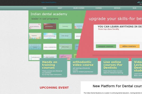 indiandentalacademy.com site used Div