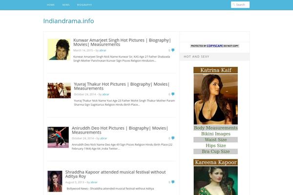WordPress website example screenshot