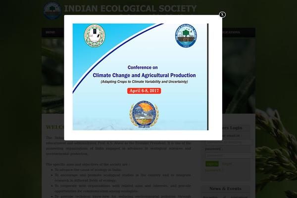 indianecologicalsociety.com site used Ecology