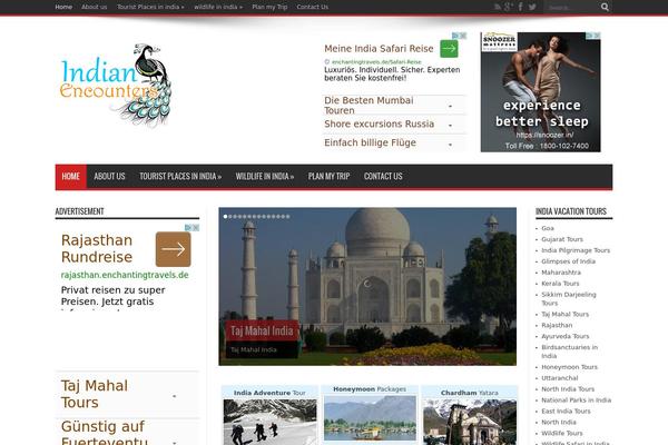 Jarida theme site design template sample