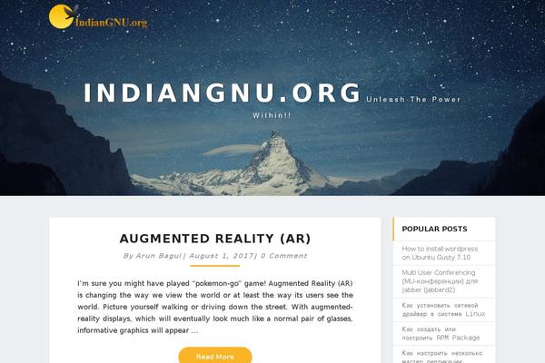indiangnu.org site used Main_theme