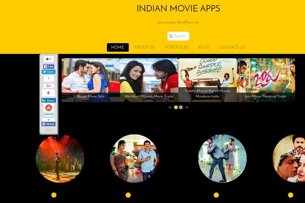 indianmovieapps.com site used Flat