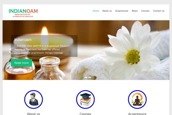 Spacious theme site design template sample