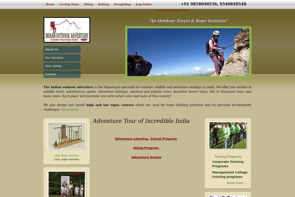 indianoutdooradventure.com site used Tnt