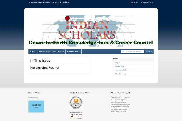 indianscholars.net site used Wp Clear321