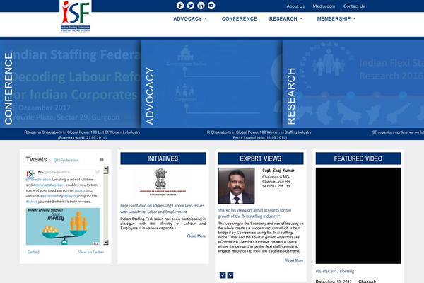 Isf theme site design template sample