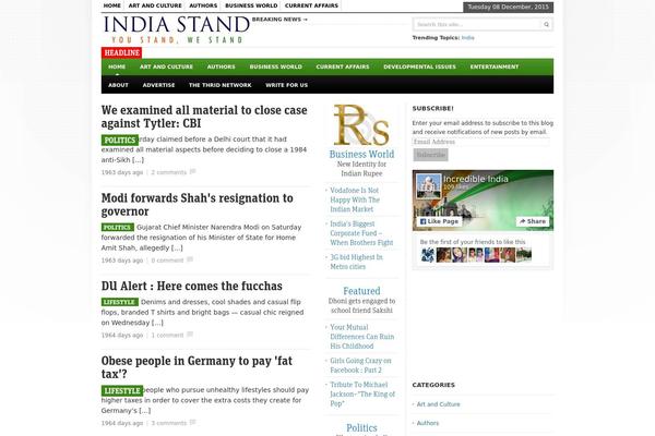 indiastand.com site used Smart-news-free