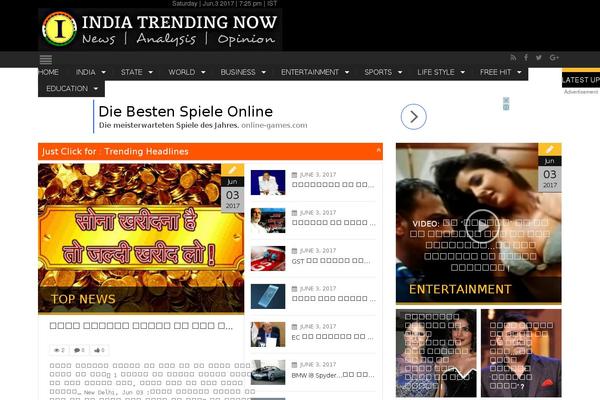 indiatrendingnow.com site used bFastMag