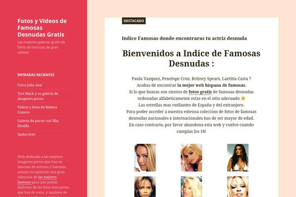 Twenty Fifteen theme site design template sample