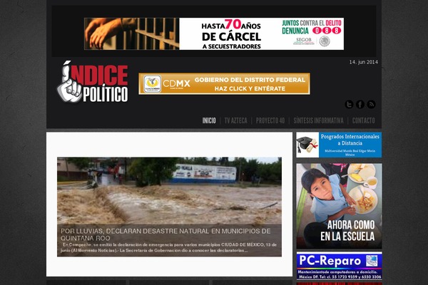 indicepolitico.com site used Newsfront