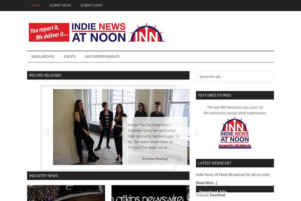 Magazine Pro theme site design template sample