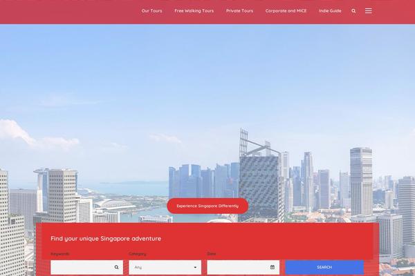 TravelTour theme site design template sample