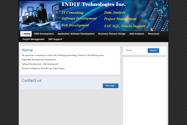 Graphene theme site design template sample