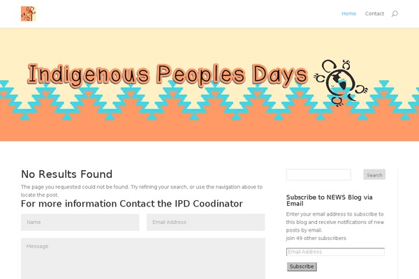 indigenouspeoplesdays.org site used Archive