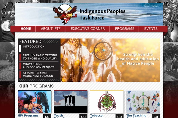 indigenouspeoplestf.org site used Iptf