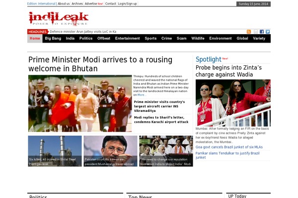 indileak.com site used Newstimes_v1.1.bak