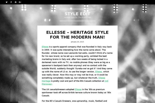 Site using Ie-sitemode plugin