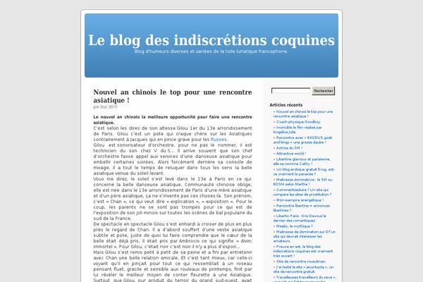 indiscretioncoquine.com site used Simplynews