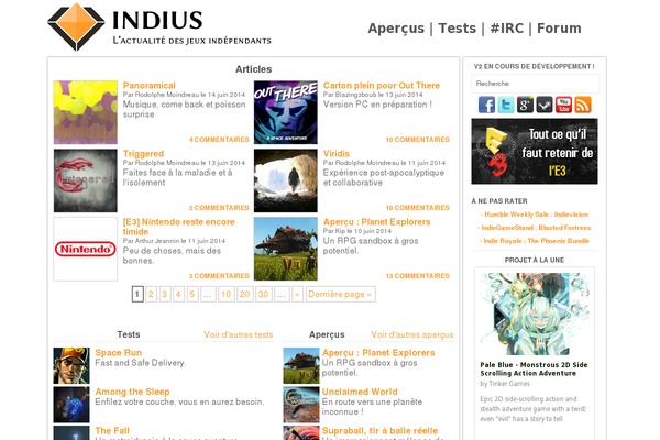 indius.org site used Indius