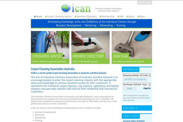 individualcleaner.org.au site used Ican
