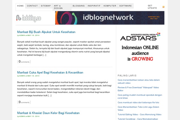 Thesis 1.8 theme site design template sample