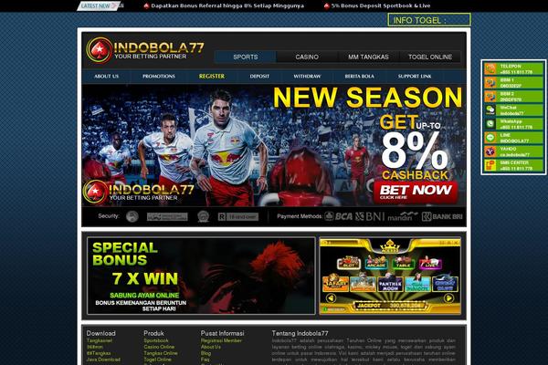 indobola77.com site used Indobola77-themes