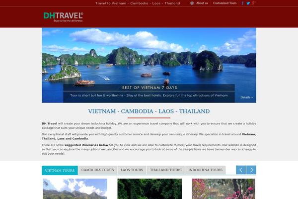 indochinatravelpackages.com site used Newtravel