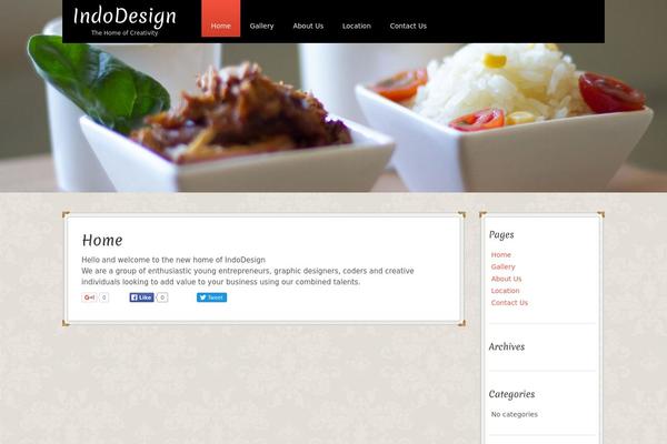 Gdrestaurant theme site design template sample