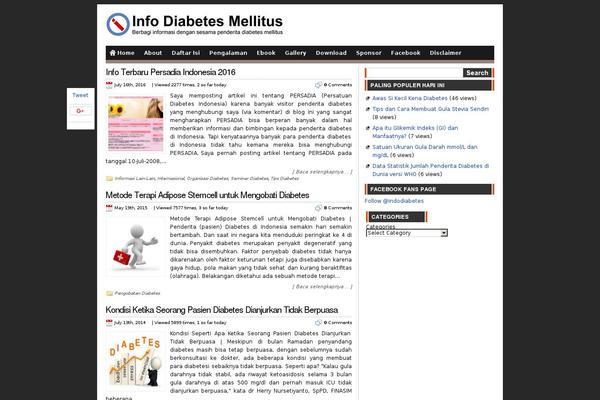 indodiabetes.com site used Tricks-theme-idm