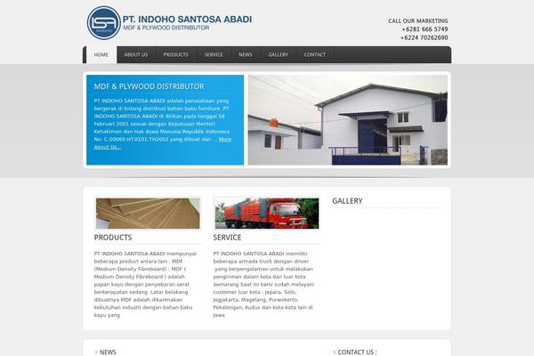 WordPress website example screenshot