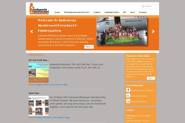 Twenty Eleven theme site design template sample